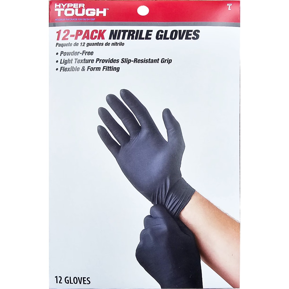 Exam Glove Nitrile - Disposable Nitrile Gloves Large Size Box