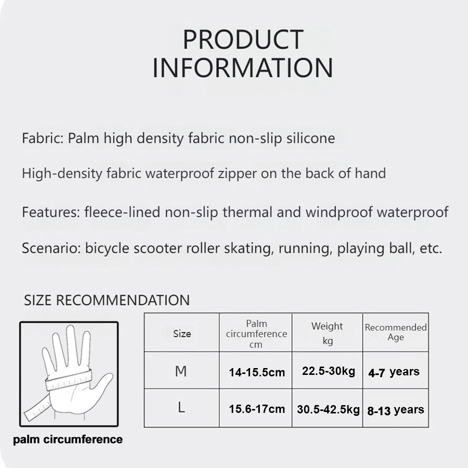 GTUBIKE Children's Gloves Warm - Ski Glove Waterproof review and price