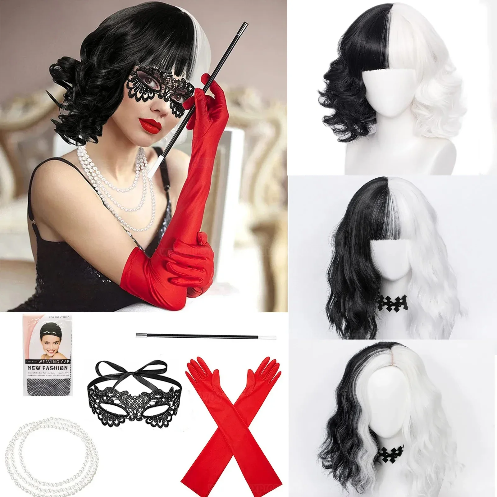 Anime Cruella de Vil Cosplay W - Heat Resistant Glove review and price