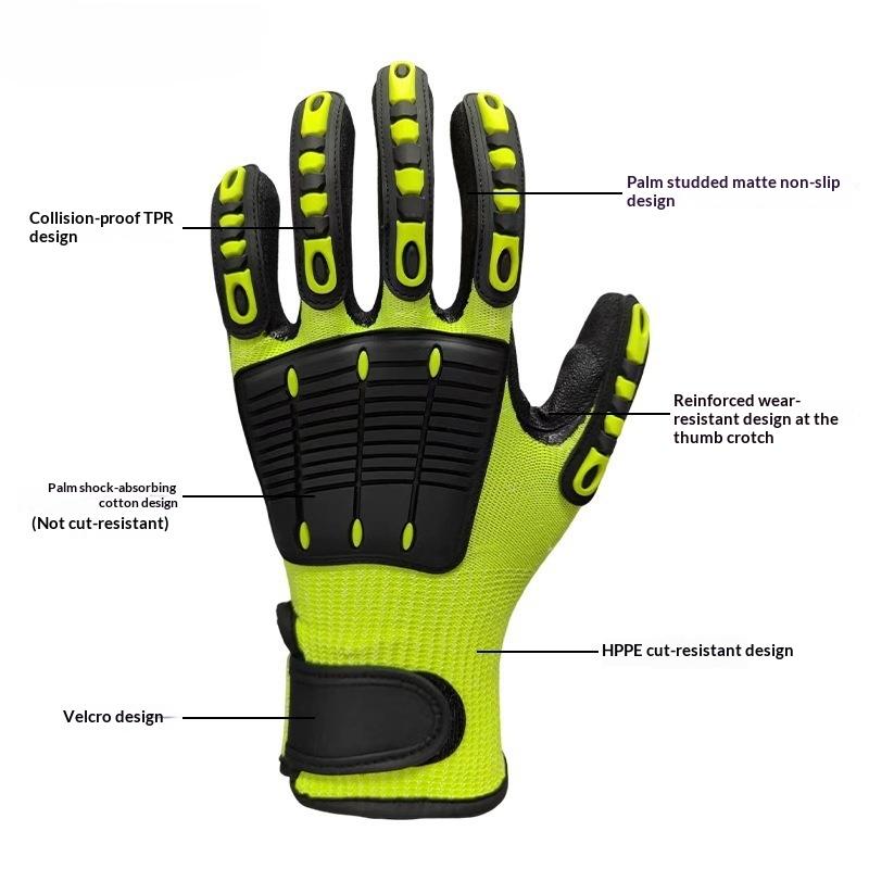 1 Pair Cut & Impact Resistant  - Work Glove Impact review and price