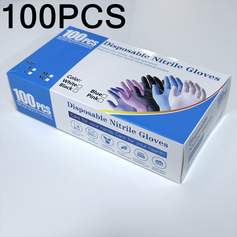 100 PCS Nitrile Kitchen Gloves - Rubber Glove Cleaning review and price