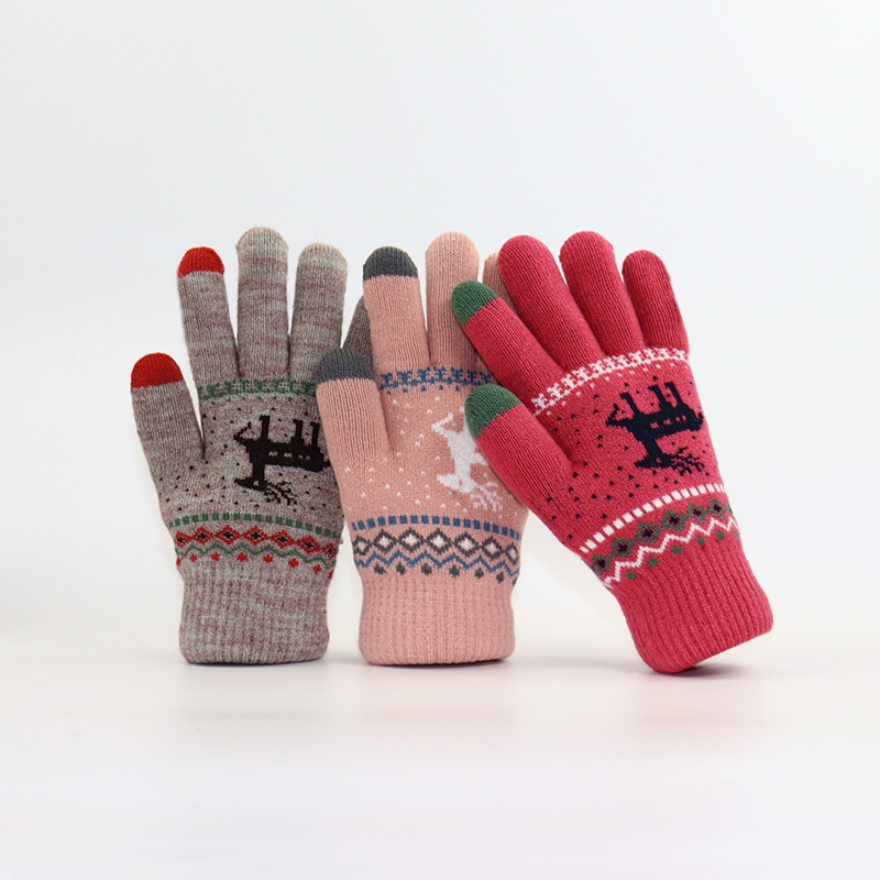 Autumn and Winter Thickened To - Wool Glove Lined review and price