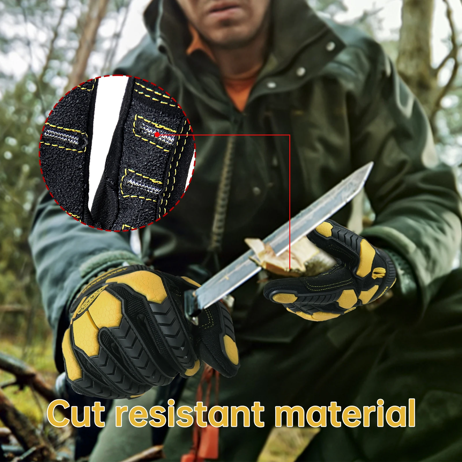 Heavy Duty Work Gloves, Cut 6  - Work Glove Impact review and price