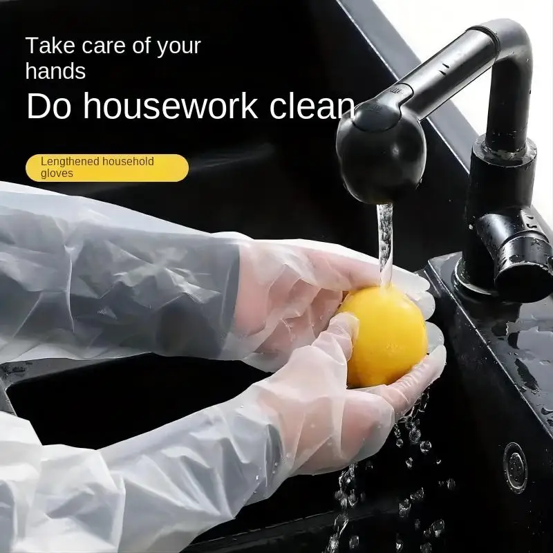 100PCS Disposable Arm Guard Gl - Rubber Glove Cleaning review and price