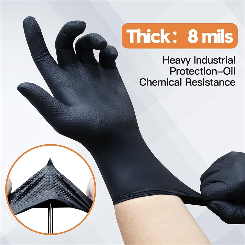 Black Nitrile Gloves Disposabl - Nitrile Mechanic Glove review and price