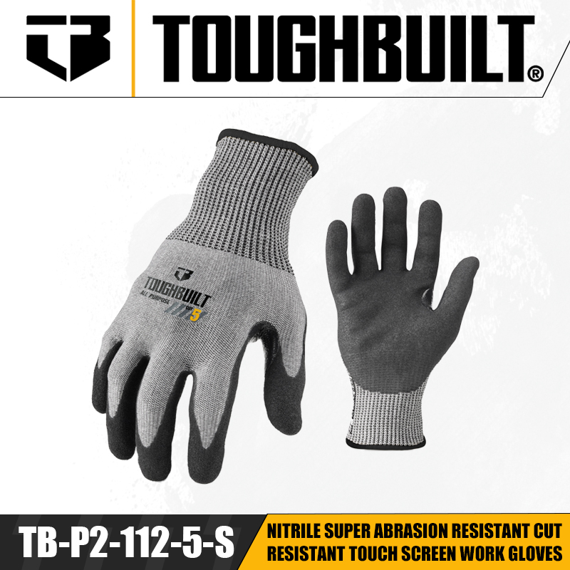 TOUGHBUILT TB-P2-112-5-L/S/M N - Nitrile Mechanic Glove review and price
