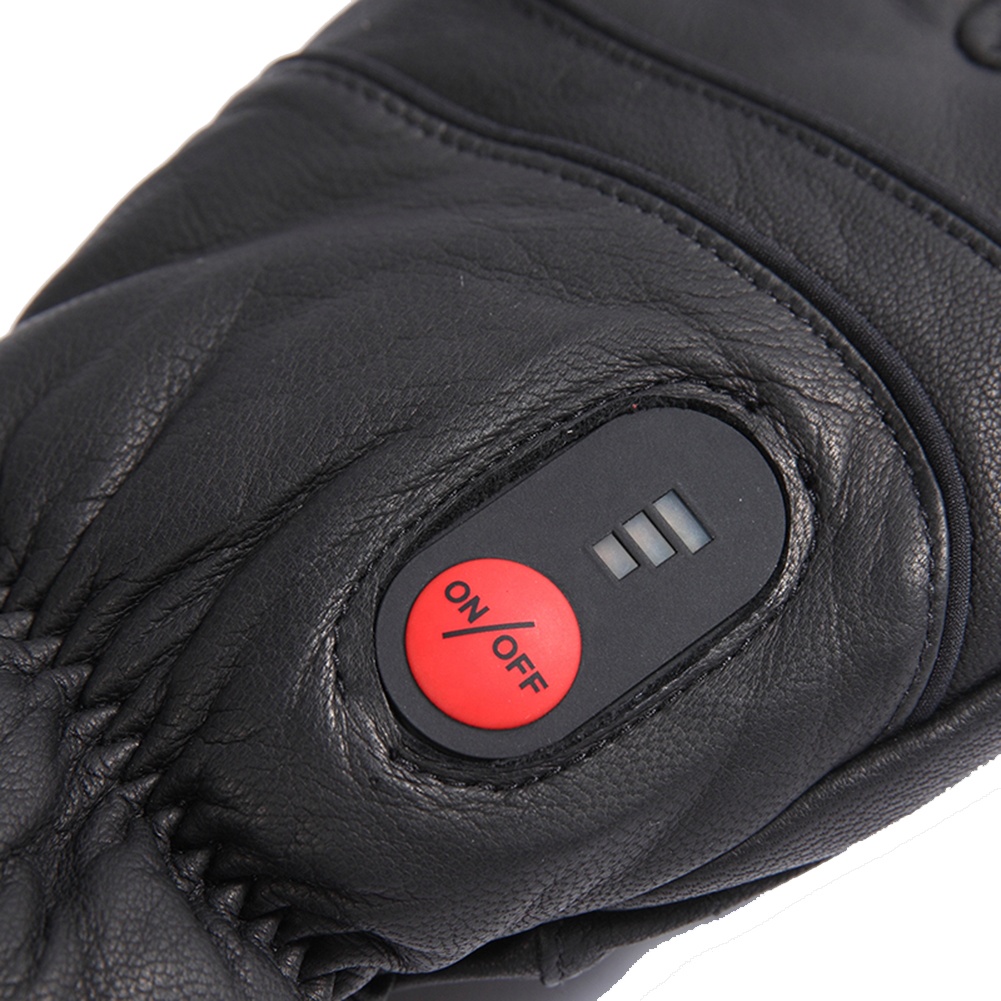 Heated Leather Gloves Men Wome - Ski Glove Waterproof review and price