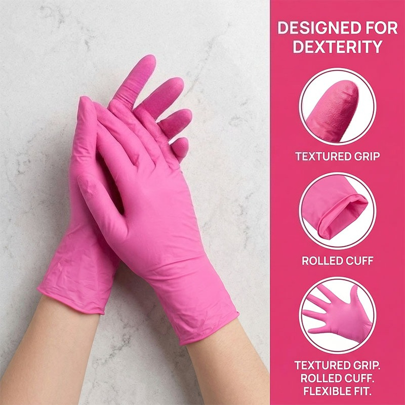 10-100PCS Pink Nitrile Disposa - Nitrile Mechanic Glove review and price