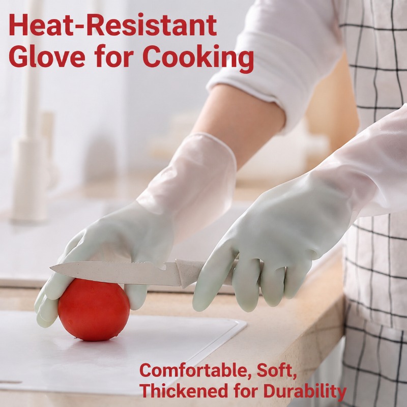 PVC Double Color Dishwashing G - Dish Glove Rubber review and price