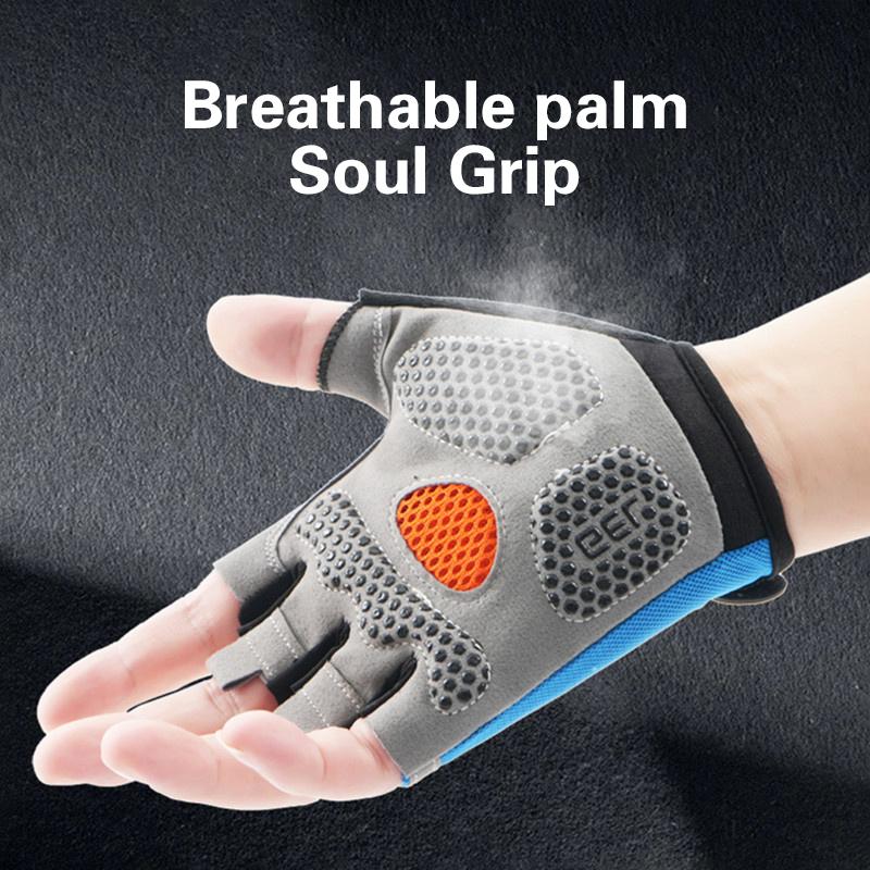 Half Finger Cycling Gloves Men - Fingerless Glove Knit review and price