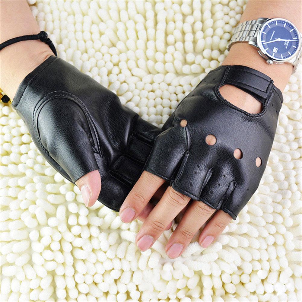 Unisex Half-Finger Gloves Thea - Leather Driving Glove review and price
