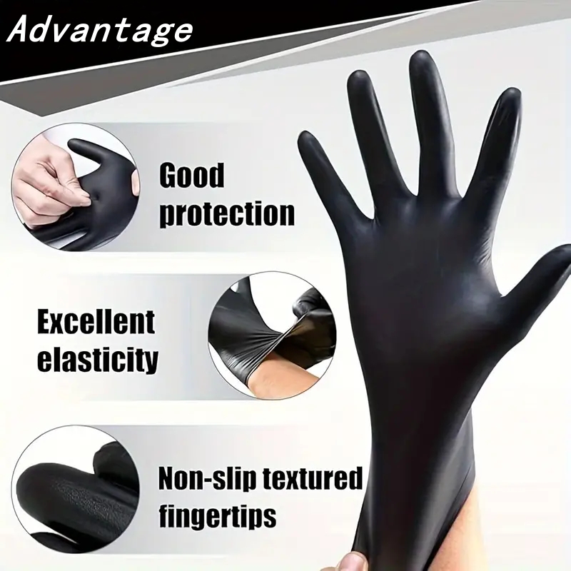 20PCS Black Disposable Nitrile - Nitrile Mechanic Glove review and price
