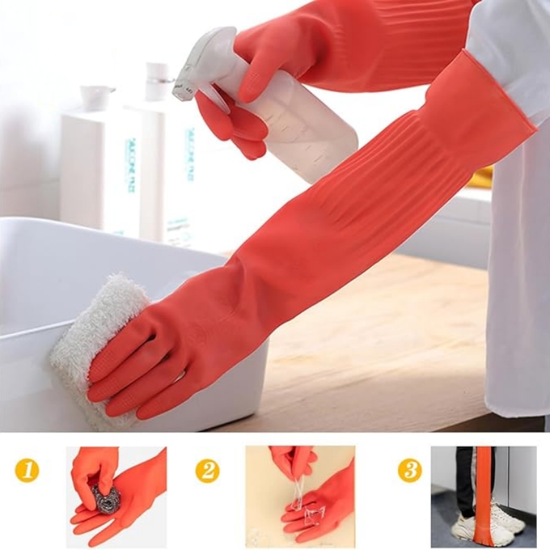 45CM Extra-Long Rubber Cleanin - Dish Glove Rubber review and price