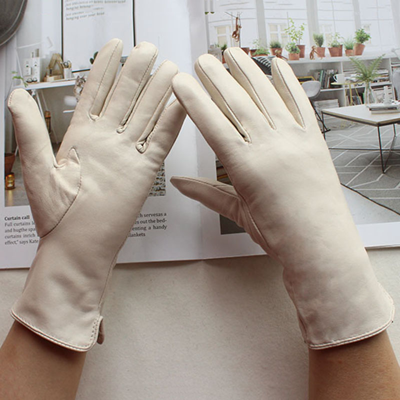 Women's Color Sheepskin Leathe - Leather Driving Glove review and price