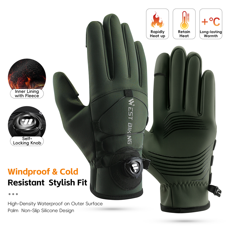 Winter Bike Gloves Magnetic Qu - Winter Glove Insulated review and price