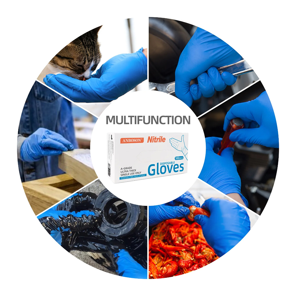 Nitrile Exam Gloves-Blue Latex - Exam Glove Nitrile review and price