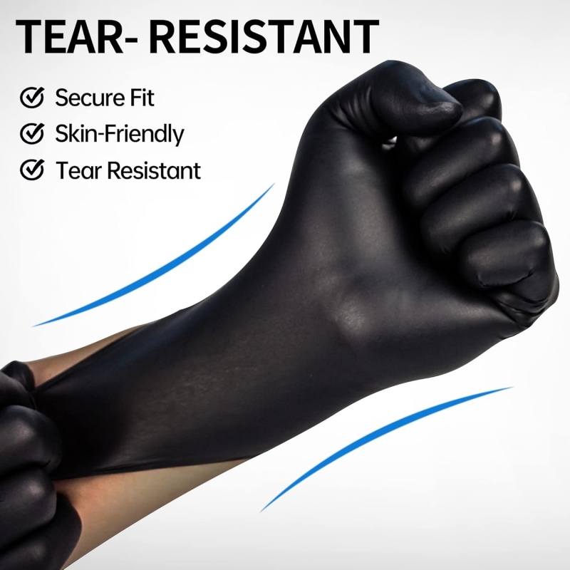 100PCS Black Nitrile Gloves Di - Nitrile Mechanic Glove review and price