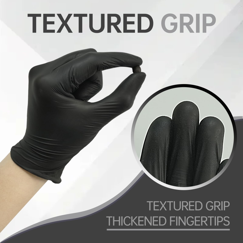 100PCS Black Nitrile Gloves Di - Nitrile Mechanic Glove review and price