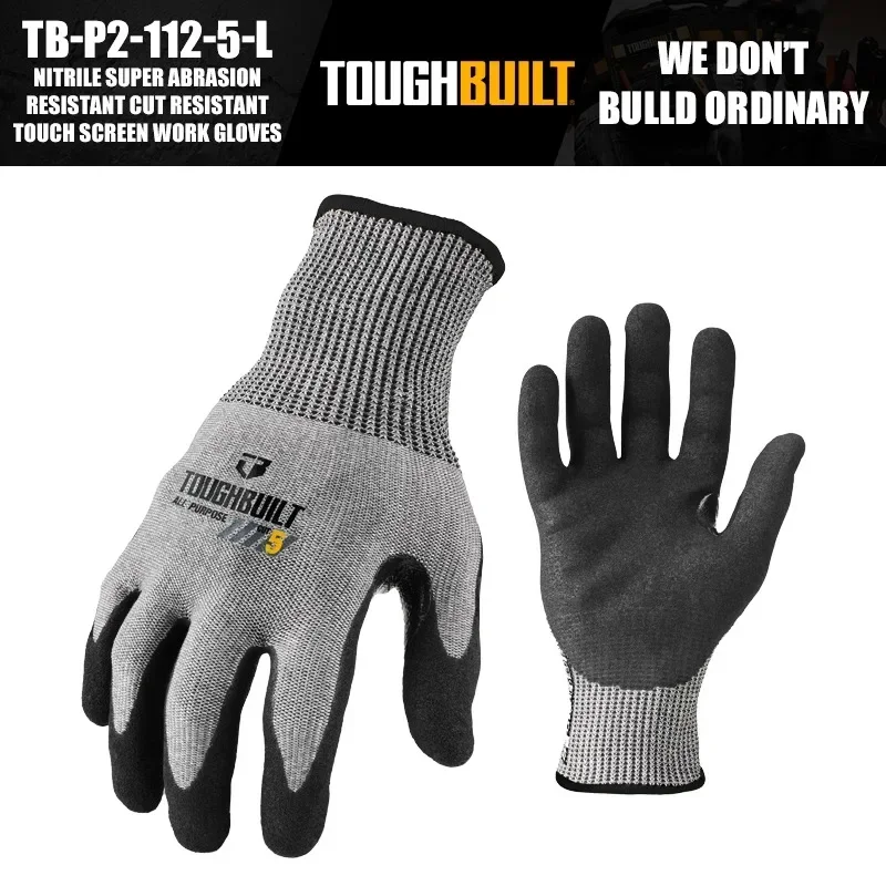 ToughBuilt TB-P2-112-5-L Nitri - Cut Resistant Glove review and price