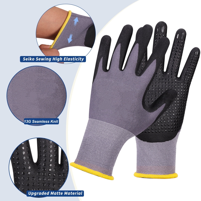 Micro-Foam Nitrile Coated Safe - Nitrile Mechanic Glove review and price
