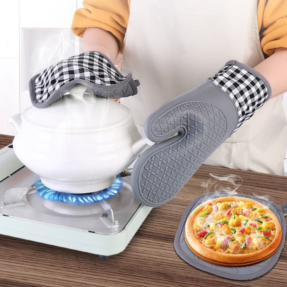 Insulated Oven Gloves Silicone - Oven Mitt Silicone review and price