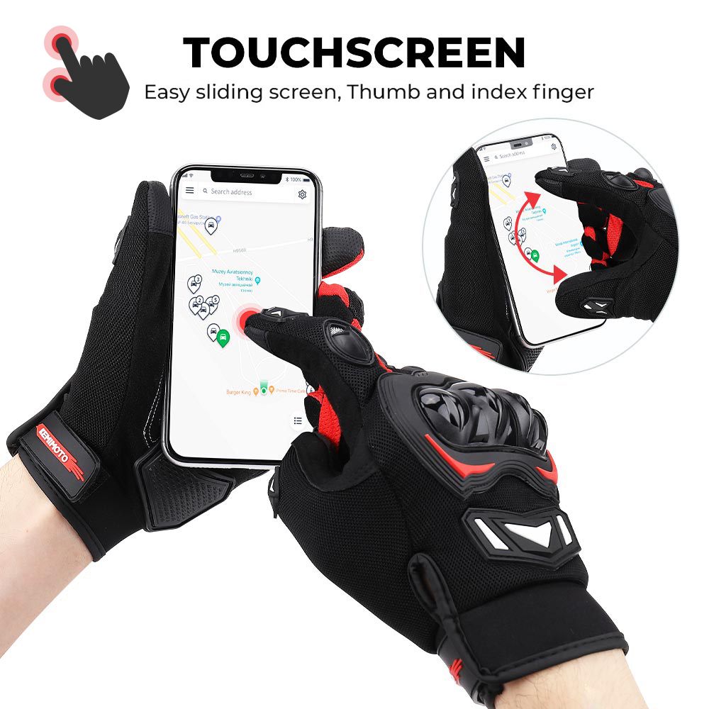 KEMITOUR Summer Motorcycle Glo - Cycling Glove Padded review and price